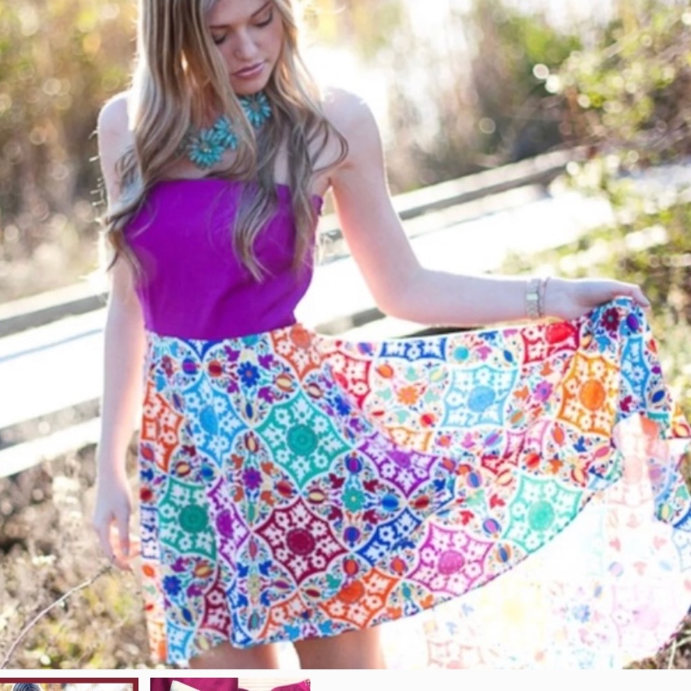 Judith‎ March hi lo strspless dress . Worn once. Excellent condition